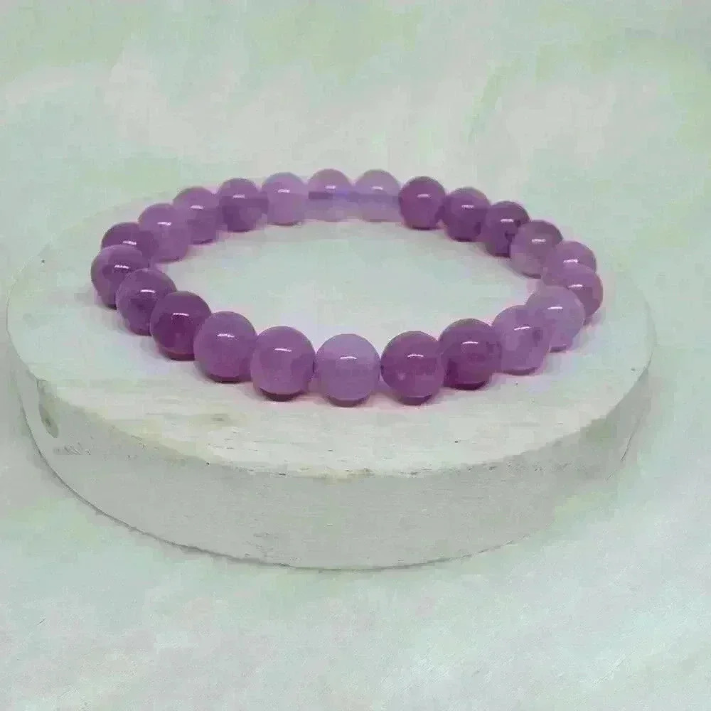 Kelly Lavender Gem Beaded Bracelet